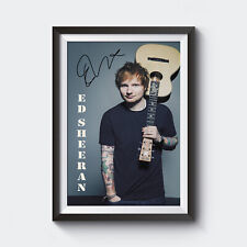 Ed Sheeran Autographed Music Poster Art Print. A3 A2 A1 Sizes Available
