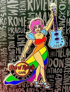 2024 HARD ROCK CAFE KEY WEST GAY PRIDE DRAG QUEEN SEXY RAINBOW ENTERTAINER PIN - Picture 1 of 1