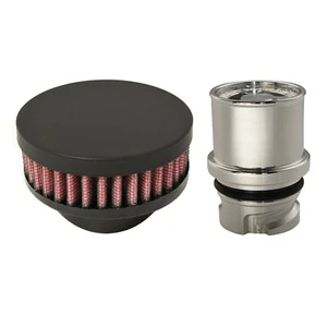 Valve Cover Breather Filter Oil Cap for 2016-18 Ford Focus RS (Flat Black) - Picture 1 of 3