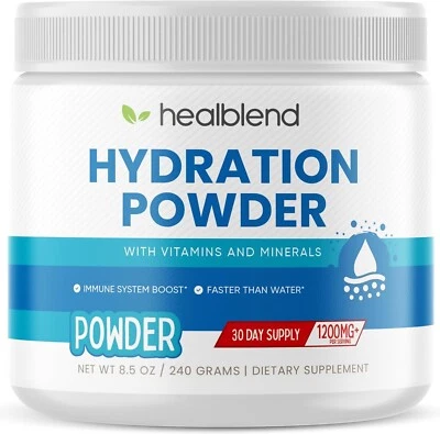 Hydration Powder Electrolytes Drink Mix with Magnesium, Zinc, VitaminC,B Complex - Image 1 of 4