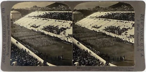 Greece.Grèce.Athens.Athènes.Stadium.Stade.Athletic.Young Greek.Stereo.Stereoview - Picture 1 of 2