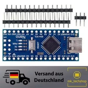 NANO 3.0 ATMEGA328P Arduino kompatibles Development Board CH340 USB Type C - Bild 1 von 2