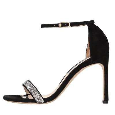 NUDISTSONG Sandali STUART WEITZMAN Donna Nero Amu05_stua - Immagine 1 di 4