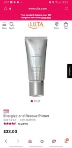 PUR 4-in-1 Correcting Primer Energize & Rescue With Aloe Full Size 1oz Sealed$33 - Picture 1 of 5