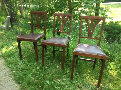 vintage antique leg-o-matic folding chairs art deco airstream tiny house mcm Cover