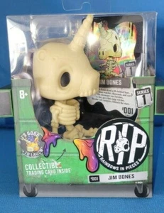 R.I.P. Rainbows in Pieces Dead Unicorn, "Jim Bones" Serie 1 2019 ~ mit Sammelkarte - Bild 1 von 5