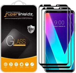 2x Supershieldz for LG V35 ThinQ Full Cover Tempered Glass Screen Protector - Picture 1 of 5