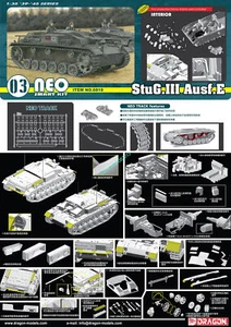 Dragon 6818 1/35 StuG.III Ausf.E SMART KIT tanque modelo Neo pista 2020 - Imagen 1 de 1