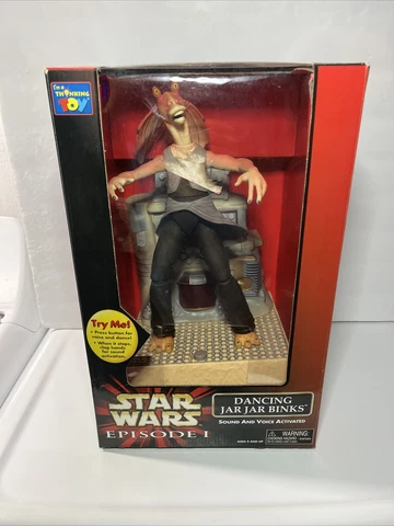 Vintage 1999 Star Wars Episode 1 Dancing Jar Jar Binks Cover