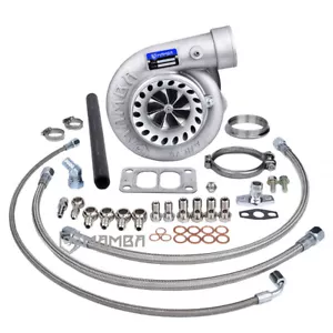 Fits Nissan RB20 RB25 RB30 CA18 SR20 4" .70 GTX3082R turbo + .82 T3 Twin V-Band - Foto 1 di 7