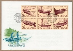 Sweden 1988 boats ships FDC - Picture 1 of 1