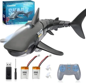 2.4G Remote Control Shark Toy 1:18 Scale High Simulation Shark Shark for Swimmin - Picture 1 of 6