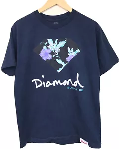 Diamond Supply Co T Shirt Mens sz M Skateboard Streetwear Navy Blue - Imagen 1 de 7