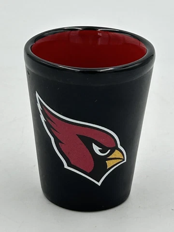 Arizona Cardinals NFL 2 Oz Ceramic Shot Glass Liquid Logic Cover