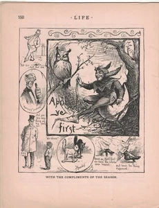 1883 Life March 29 - Queen Victoria; April Fool's Issue; John Spencer;H Sullivan - Picture 1 of 2