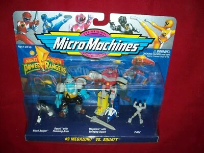 #3 MEGAZORD VS. SQUATT Power Rangers Micro Machines Set - Image 1 of 2