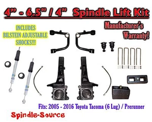 4-6.5" / 4" LIFT Kit, Bilstein 5100 Shocks UCA, fits 05 - 21 Toyota Tacoma 6 lug - Picture 1 of 1