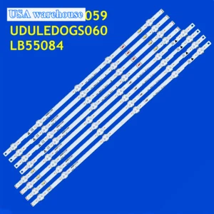 8pcs LED Strip For PHILIPS 55PFL5402/F7A 55PFL5601/F7 55PFL4901/F7 55PFL5402/F7F - Picture 1 of 8