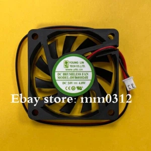 Young Lin DFB601024H DC24V 4,8W 2-Pin High Airflow Inverter Lüfter - Bild 1 von 2