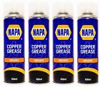 4x NAPA Copper Grease Spray Multi Purpose Anti Seize Compound Aerosol 500ml