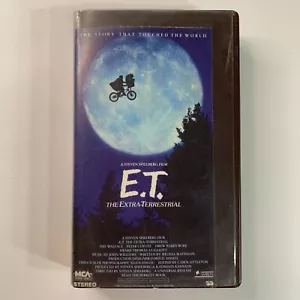 E.T. The Extra Terrestrial Original 1st release VHS Movie 1988 Green Edition - Picture 1 of 6