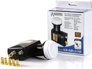 Anadol Premium Unicable LNB cable único 4 + 2 Legacy 40 mm para HD HDTV - LTE apagado - Imagen 1 de 9