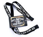 Breweriana Official Jack Daniels Lanyard Backstage Pass ID Pass Holder / Keyring