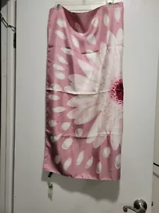 Women's Ann Taylor 100% Silk Scarf Size34x34 Pink, Purple &Cream Floral NWT - Picture 1 of 9