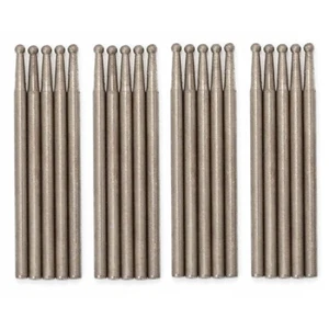 20Pcs Diamond Grinding Bits 2mm Spherical Head Ball Bur Lapidary Tools for Stone - Picture 1 of 13