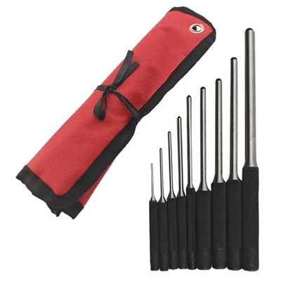 Effective Removal and Installation Tool Kit with 9pcs Round Head Punches - Image 1 of 4