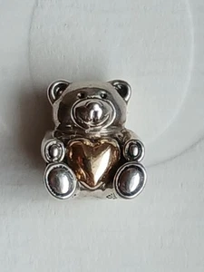 Original Pandora Element, Teddy, Bär, Bärchen, bicolor, retired - Bild 1 von 21