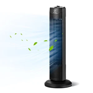 28" Oscillating Tower Fan Floor Standing Portable Bladeless Fan w/3 Wind Speeds - Picture 1 of 12
