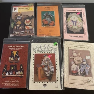 Vintage Sewing Patterns, Lot Of 6, Jenny Wren, Cornell Collection, Assorted - Picture 1 of 10