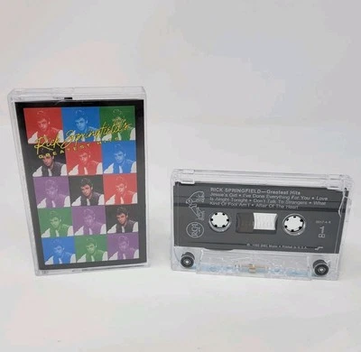 RICK SPRINGFIELD - GREATEST HITS CASSETTE TAPE Tested Works  - Image 1 of 4