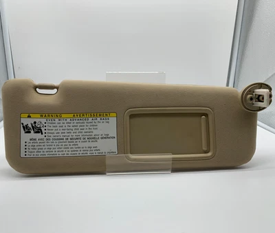 2007-2009 Lexus ES350 Passenger Sun Visor Beige Illuminated OEM A04B31009 - Image 1 of 4