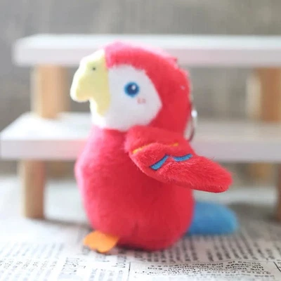 Precioso Pájaro Alta Fidelidad Loro Peonía Loro Peluche Budgerigar Budgie Peluche Foto 1 de 4