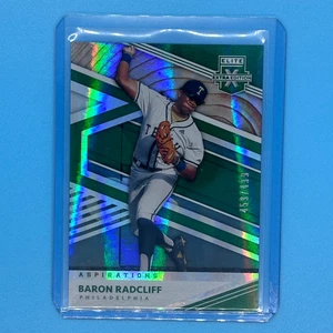Panini Elite 2020 edición extra Aspirations Green Baron Radcliff #153/499 - Imagen 1 de 4