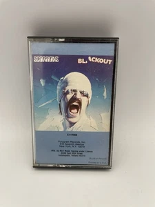 Scorpions – Blackout Cassette Tape 1982 Mercury C114568 Hard Rock - Foto 1 di 5