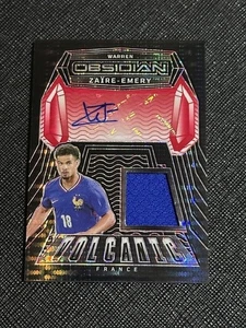 Tarjeta de camiseta automática Obsidian Warren Zaire Emery SP Red Pulsar Prizm 2024/99 - Imagen 1 de 2