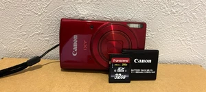 Canon PowerShot IXY 190 ELPH 190 IS IXUS 180 Digital Camera red - Picture 1 of 6