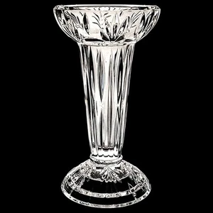 Princess House Royal Highlights mundgeblasenes Glas Kristall Stumpenkerzenhalter 8" - Bild 1 von 6