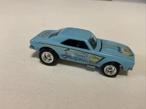 Custom Hot Wheels 67 Camaro real riders Disney Donald Duck Light Blue Chevy - Picture 1 of 9