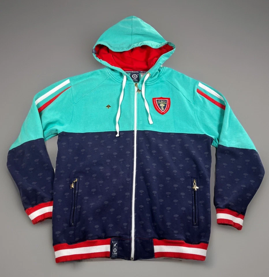 Sudadera con Capucha Lifted Research Group LRG Adulto XL 'Zumiez Bigby Bustle Cremallera' *Rara Foto 1 de 4