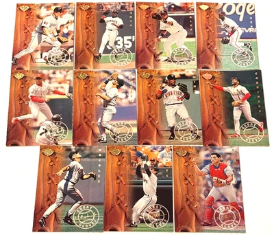 1995 Leaf Donruss бейсбол большой перчатки вставки, завершить свой набор, вы выбираете один - Изображение 1 из 2