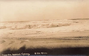 California Ocean View from Redwood Highway RPPC Postcard LP09 - Picture 1 of 2