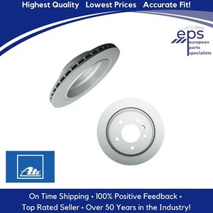 Pair Rear Coated Ate Brake Disc Rotors 97-03 BMW 5-Series 525i 528i 530i 540i - Picture 1 of 8