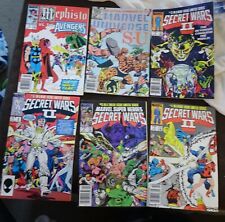 6 Marvel Comic Books 1983-1987 SECRET WARS II, Mephisto vs. Avengers, etc. 