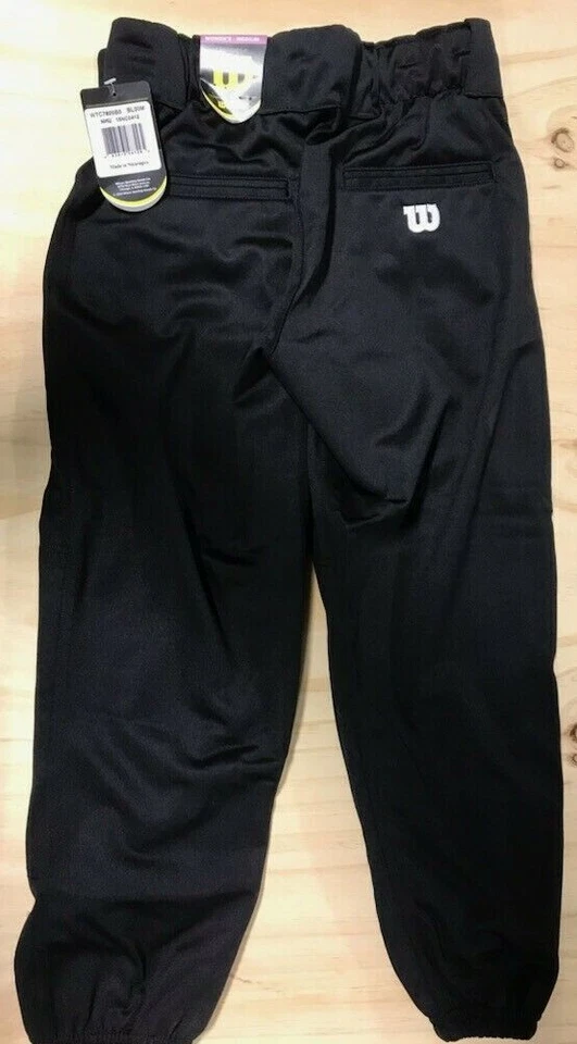 Pantalones de softbol negros medianos Wilson para mujer Foto 1 de 1