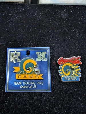 Vintage NFL Rams Pins - Image 1 of 4