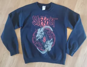 VINTAGE SLIPKNOT RAM SCHÄDEL LANGARM SWEATSHIRT METALL ROCK GRÖSSE KLEIN VINTAGE - Bild 1 von 5